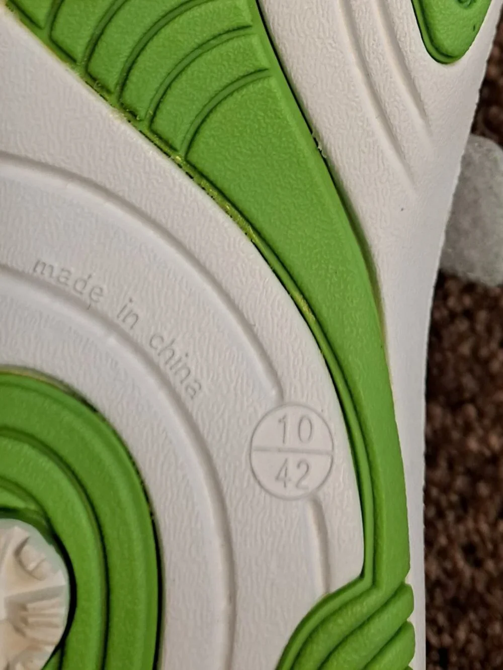 NWT Dawgs Golf Spirit Shoes - Womens White/Lime Green